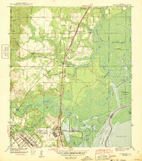 Download a high-resolution, GPS-compatible USGS topo map for Chickasaw, AL (1943 edition)
