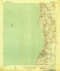 preview thumbnail of historical topo map of Daphne, AL in 1941