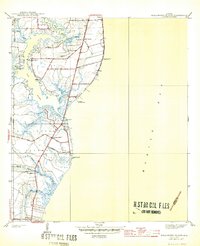 Download a high-resolution, GPS-compatible USGS topo map for Hollingers Island, AL (1944 edition)