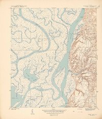 Download a high-resolution, GPS-compatible USGS topo map for Hurricane, AL (1942 edition)