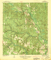 1942 Map of Kushla