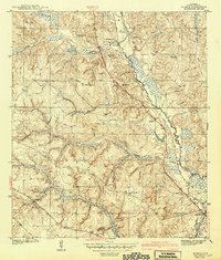 1942 Map of Kushla