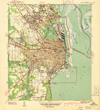 1940 Map of Mobile