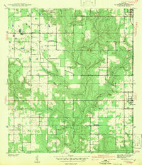 Download a high-resolution, GPS-compatible USGS topo map for Silverhill, AL (1942 edition)