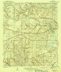 Download a high-resolution, GPS-compatible USGS topo map for Spring Hill, AL (1943 edition)
