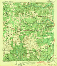 preview thumbnail of historical topo map of Mobile County, AL in 1943
