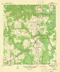 Download a high-resolution, GPS-compatible USGS topo map for Theodore, AL (1942 edition)