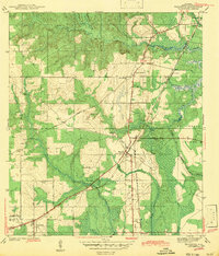 Download a high-resolution, GPS-compatible USGS topo map for Theodore, AL (1943 edition)