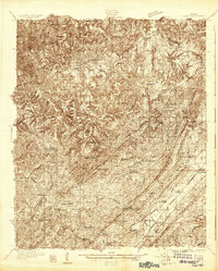 1927 Map of Adger