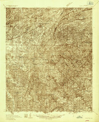 Download a high-resolution, GPS-compatible USGS topo map for Blocton, AL (1934 edition)