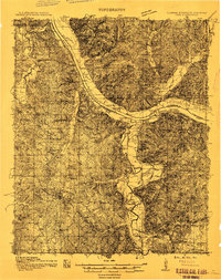1911 Map of Iuka
