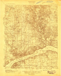 1914 Map of Muscle Shoals