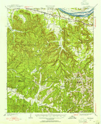 Download a high-resolution, GPS-compatible USGS topo map for Barton, AL (1954 edition)
