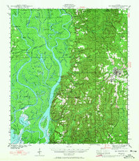 Download a high-resolution, GPS-compatible USGS topo map for Bay Minette, AL (1965 edition)
