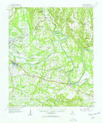 Download a high-resolution, GPS-compatible USGS topo map for Benton, AL (1958 edition)