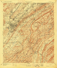1907 Map of Bessemer Iron District, 1915 Print