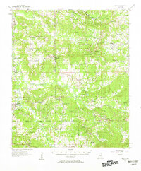 1957 Map of Wilcox County, AL, 1958 Print