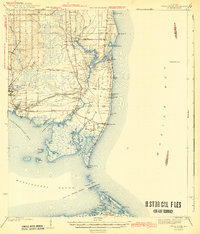 preview thumbnail of historical topo map of Mobile County, AL in 1943