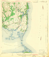 Download a high-resolution, GPS-compatible USGS topo map for Cedar Point, AL (1943 edition)