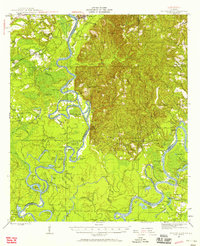preview thumbnail of historical topo map of Clarke County, AL in 1943