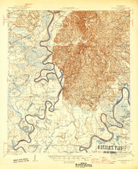 1946 Map of Choctaw Bluff