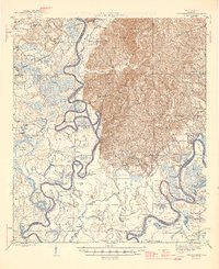 preview thumbnail of historical topo map of Clarke County, AL in 1946