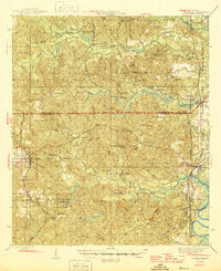 1946 Map of Citronelle, AL