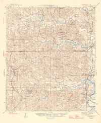 1946 Map of Citronelle, AL