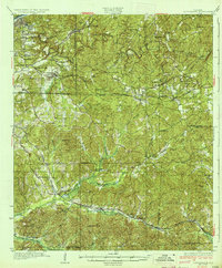 1934 Map of Cottondale, AL