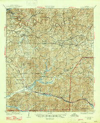 1934 Map of Brookwood, AL, 1947 Print