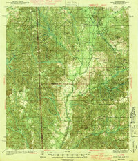 1943 Map of Greene County, MS