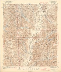 1943 Map of Washington County, AL