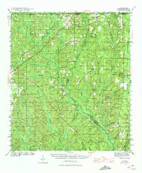 Download a high-resolution, GPS-compatible USGS topo map for Dyas, AL (1974 edition)