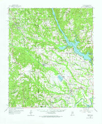 Download a high-resolution, GPS-compatible USGS topo map for Elmore, AL (1974 edition)
