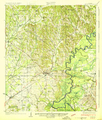 1931 Map of Greene County, AL
