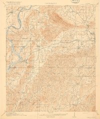 Download a high-resolution, GPS-compatible USGS topo map for Gantts Quarry, AL (1917 edition)