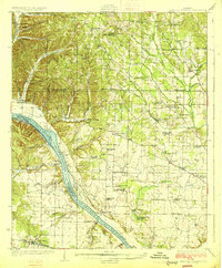 preview thumbnail of historical topo map of Lauderdale County, AL in 1926