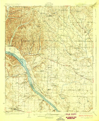 Download a high-resolution, GPS-compatible USGS topo map for Gravelly Springs, AL (1926 edition)