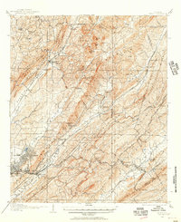 1905 Map of Argo, AL, 1956 Print