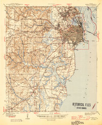 preview thumbnail of historical topo map of Mobile, AL in 1944