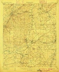 1910 Map of Montevallo, AL