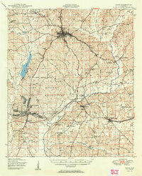 1950 Map of Ozark