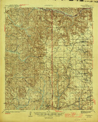 preview thumbnail of historical topo map of Perdido, AL in 1944