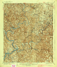 Download a high-resolution, GPS-compatible USGS topo map for Port Birmingham, AL (1938 edition)
