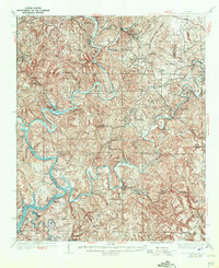 preview thumbnail of historical topo map of Jefferson County, AL in 1938