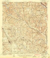 1943 Map of Robertsdale, AL