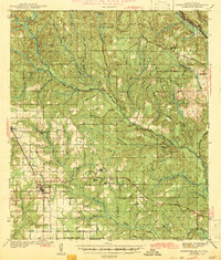preview thumbnail of historical topo map of Robertsdale, AL in 1943