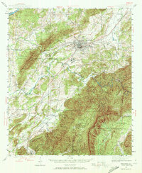 preview thumbnail of historical topo map of Talladega, AL in 1943