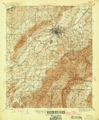 preview thumbnail of historical topo map of Talladega, AL in 1946
