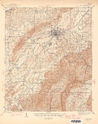 Download a high-resolution, GPS-compatible USGS topo map for Talladega, AL (1946 edition)